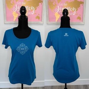 Sherpa Adventure Gear Blue Short Sleeve Women’s Shirt (S)